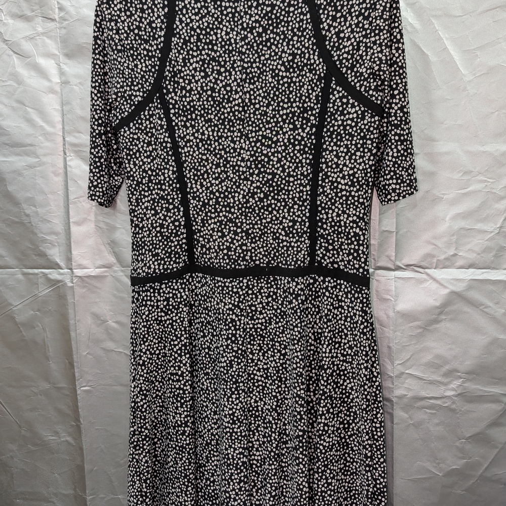 American Living Black and White Long Sleeve Dress